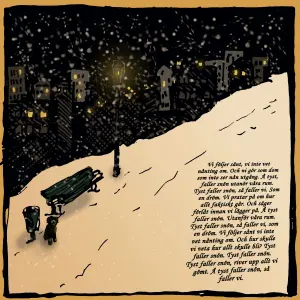Tyst faller snön cover art