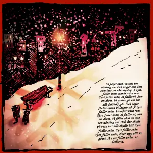 Tyst faller snön (Remix Edition) cover art